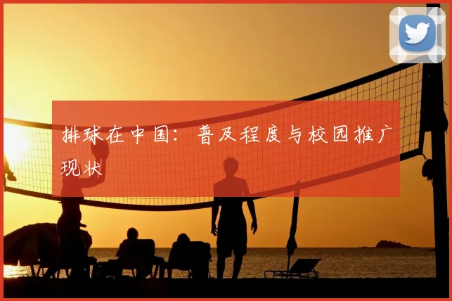 排球在中国:普及程度与校园推广现状