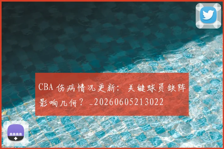 CBA 伤病情况更新：关键球员缺阵影响几何？_20260605213022